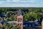 Move to Aerial view of Agnes Scott campus slide